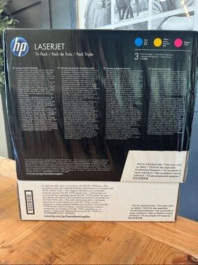 HP LaserJet Tri-Pack Toner – Black, Cyan, Magenta, Yellow